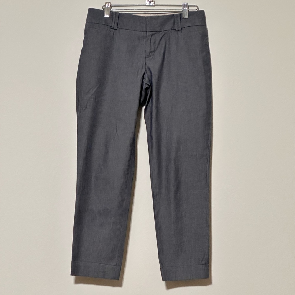 Banana Republic women’s Gray Martin Fit Stretch Trousers Pants Size 2